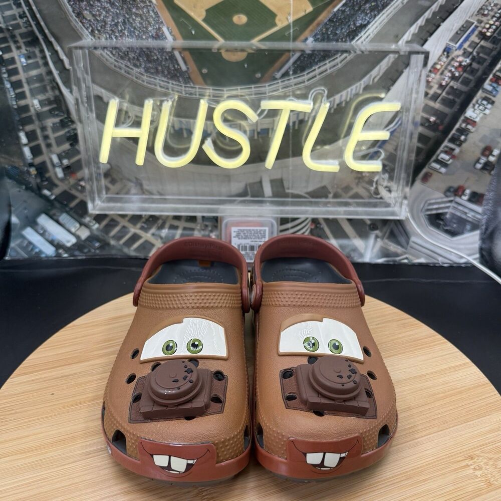 Disney Pixar Mater Crocs Kids’ Size C13 Clogs Shoes - Picture 6 of 10